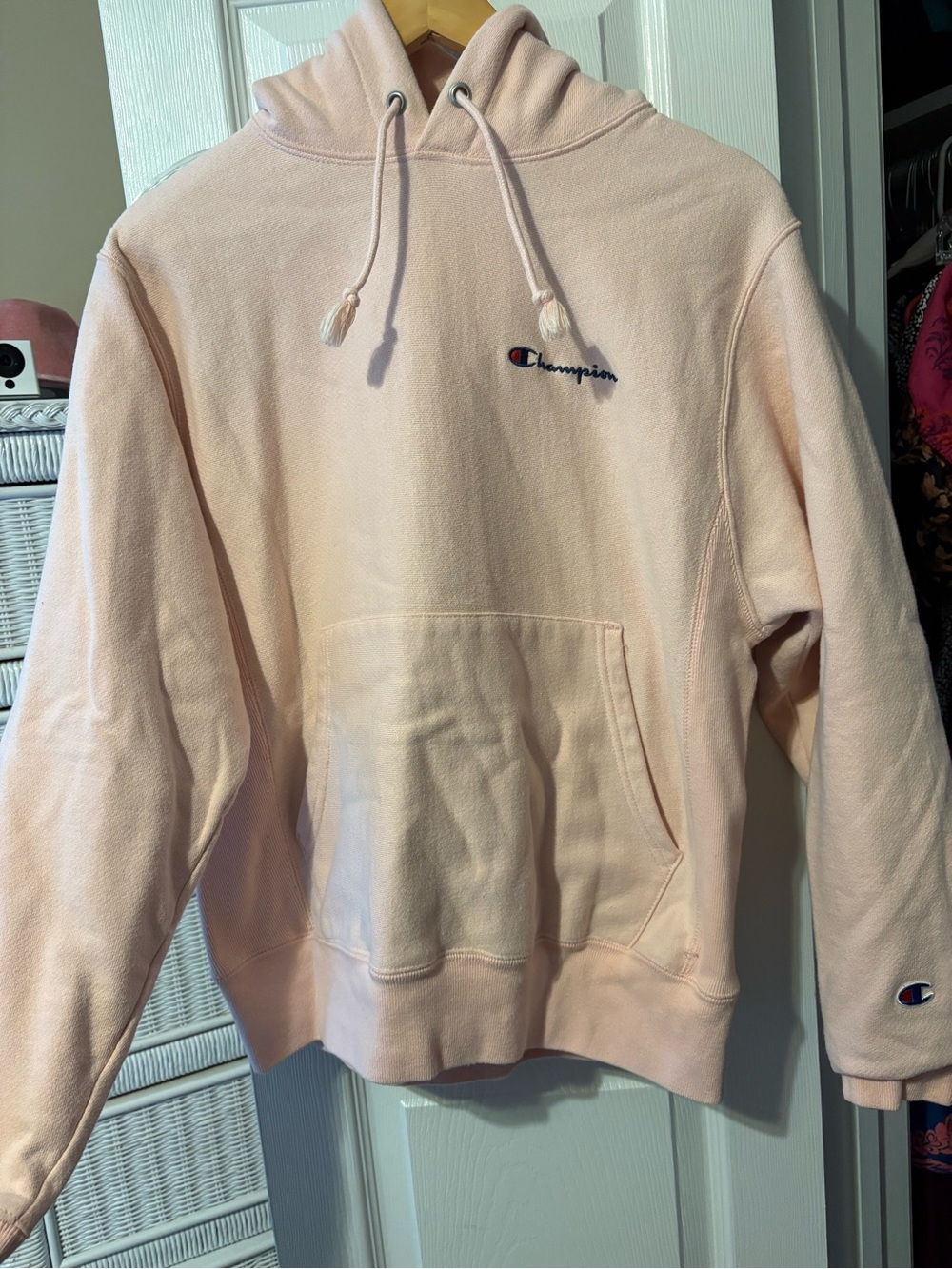 Champion Light Pink Pullover Hoodie - Picture 5 of 5